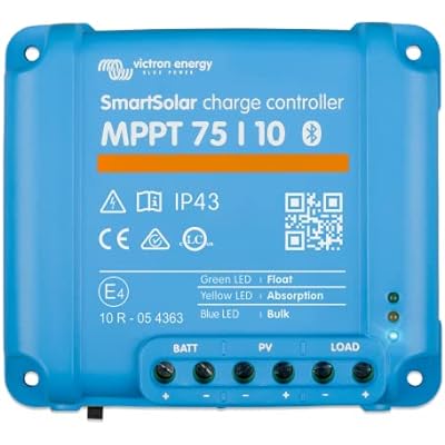 Victron Energy SmartSolar MPPT 75V 10 amp 12/24-Volt Solar Charge Controller (Bluetooth)